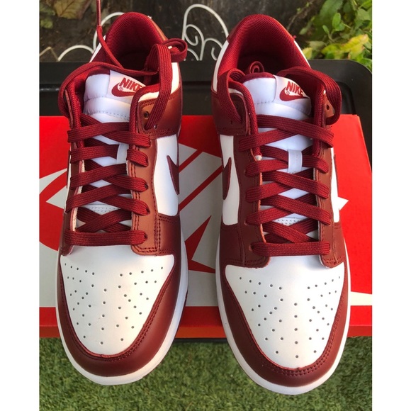 Nike Dunk Low “Team Red” Size 9.5 Men’s - Picture 2 of 8